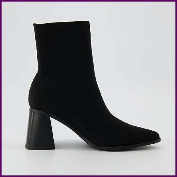 Stretch Knit Ankle Boots with Memory Foam, Wide Widths Available - Picture 5 of 8